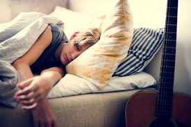 teen sleeping