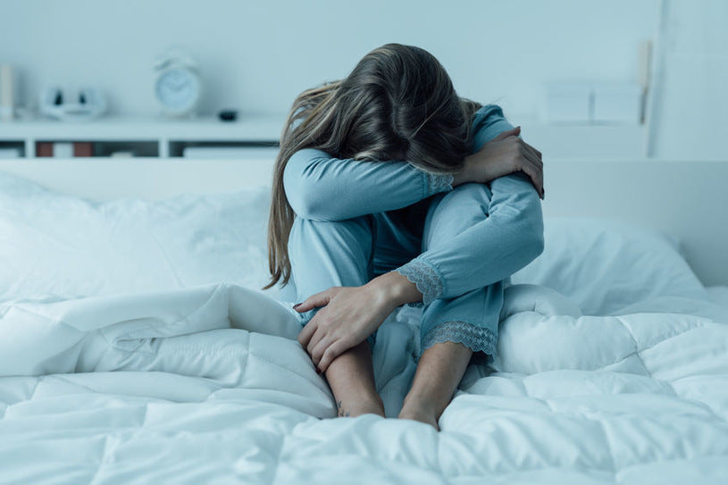 woman with PTSD