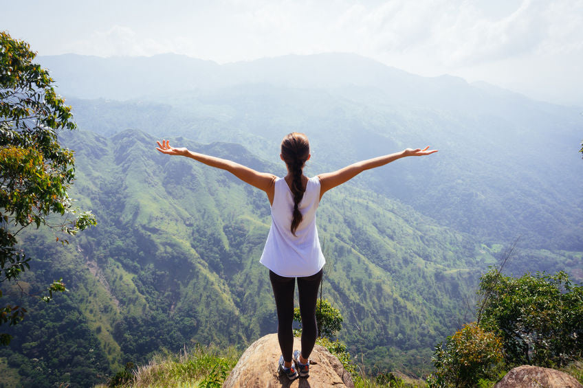 woman in nature