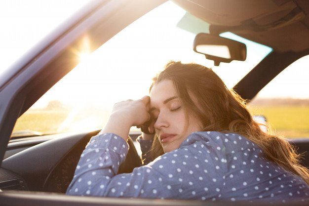 teen driving drowsy